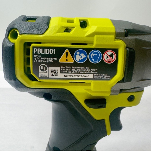 RYOBI PBLID01 18Volt One Plus HP 1/4 In. Brushless Impact Driver (Tool Only) - Picture 5 of 14